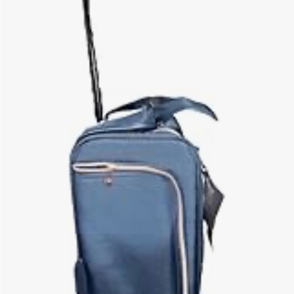 London Fog Blue and Gold Women's Bag - Picture 5 of 6